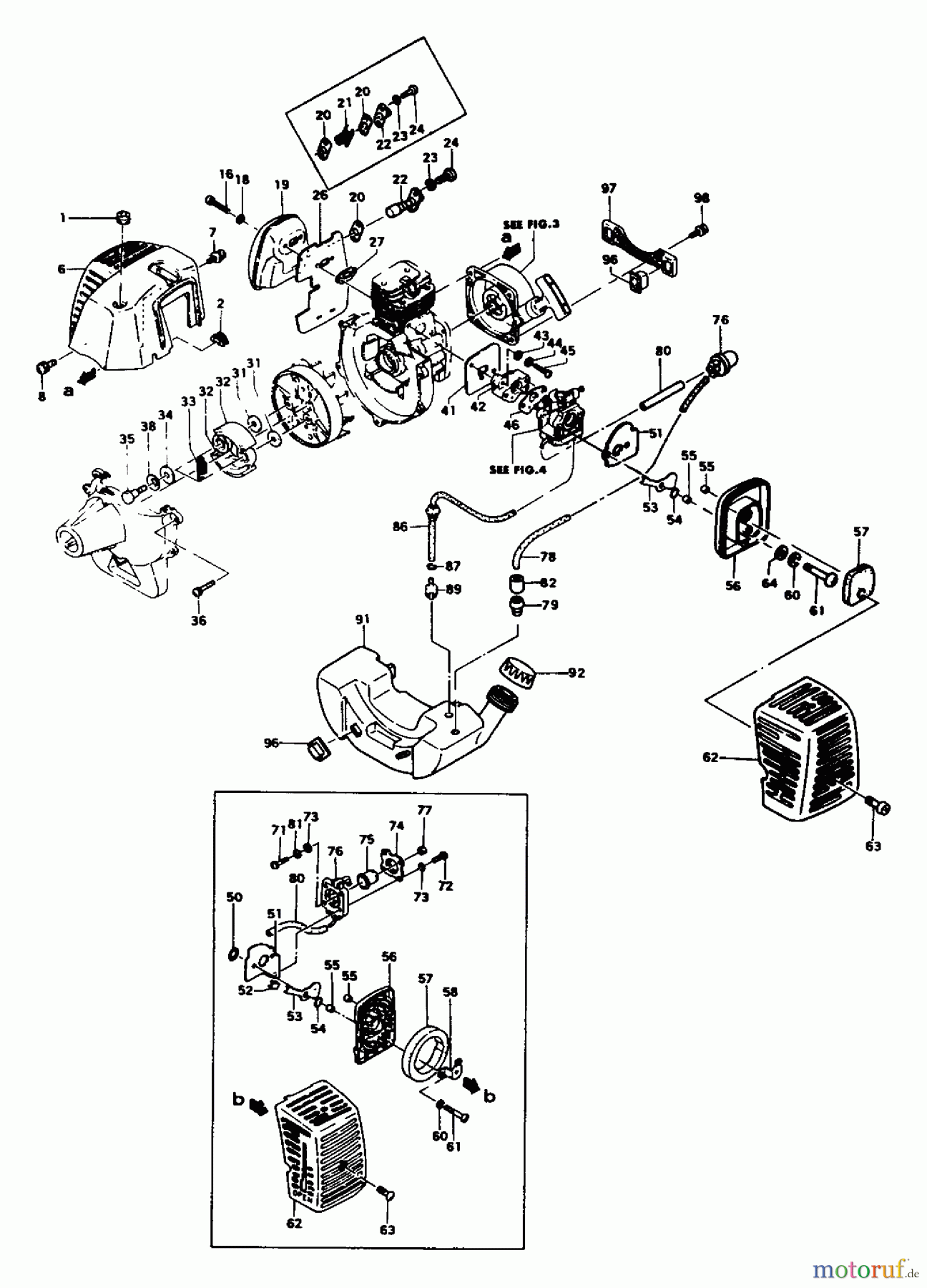  Tanaka Trimmer, Motorsensen TBC-265SS - Tanaka Brush Cutter Engine Components
