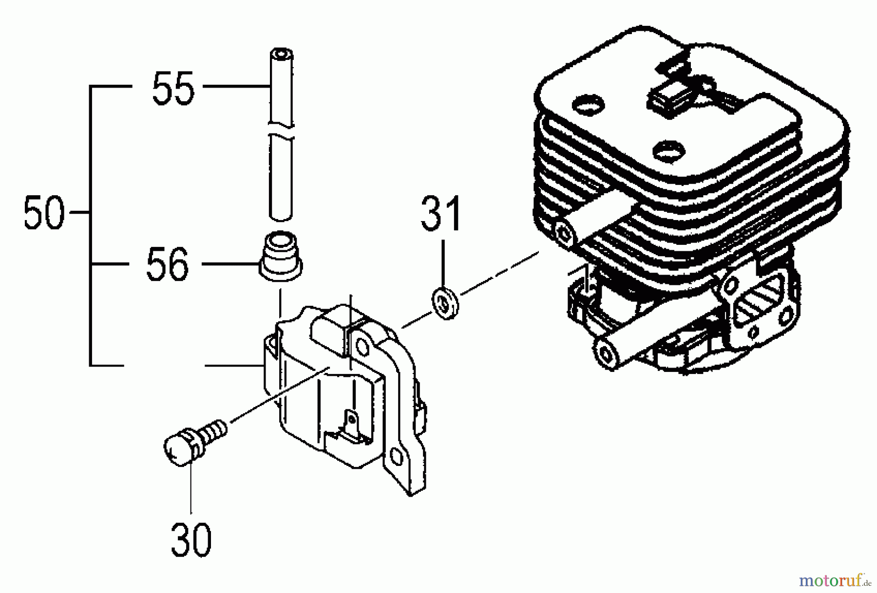  Tanaka Trimmer, Motorsensen TBC-340D - Tanaka Grass Trimmer / Brush Cutter Ignition Coil /Washers