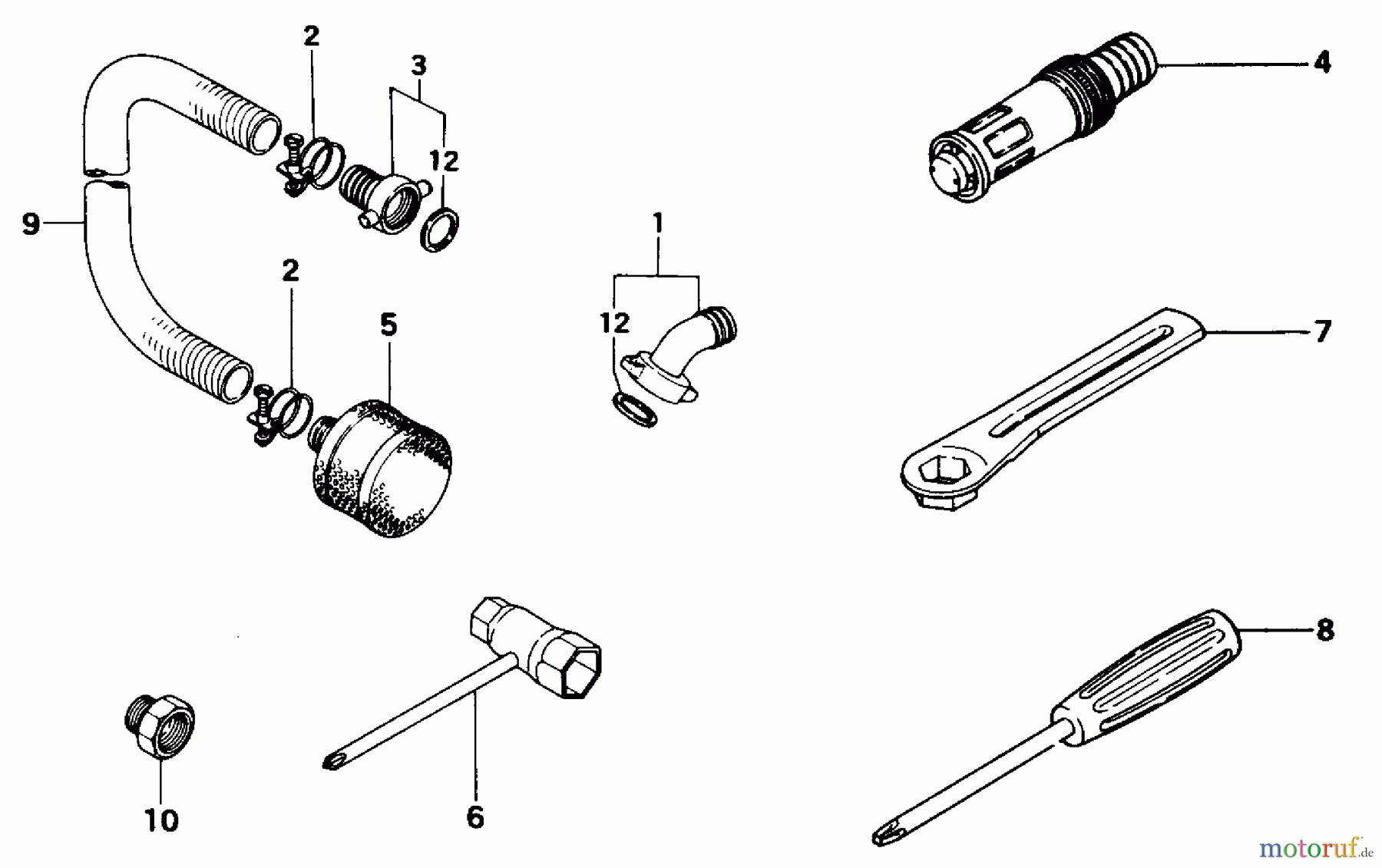  Tanaka Wasser Pumpen QCP-121 - Tanaka Centrifugal Pump Tools & Optional Parts