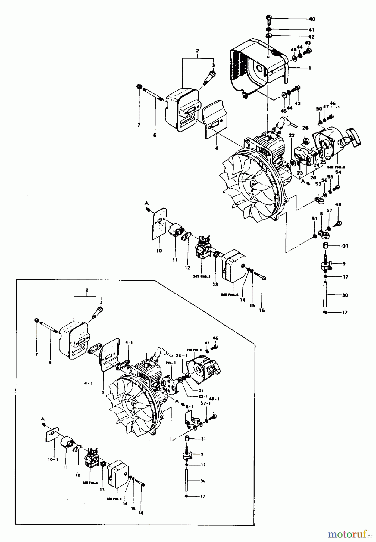  Tanaka Blasgeräte, Sauger, Häcksler, Mulchgeräte THB-300 - Tanaka Handheld Blower Engine Components