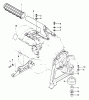 Tanaka QEG-300 - Portable Generator Listas de piezas de repuesto y dibujos Handle & Frame