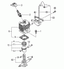 Tanaka HTD-2526PF - 26" Hedge Trimmer Listas de piezas de repuesto y dibujos Cylinder, Piston, Crankshaft, Ignition