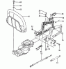 Tanaka THT-2100 - Hedge Trimmer Listas de piezas de repuesto y dibujos Handle, Throttle Lever