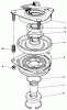 Toro 30111 - Mid-Size Proline Gear Traction Unit, 11 hp, 1984 (4000001-4999999) Pièces détachées CLUTCH ASSEMBLY NO. 44-0770