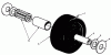 Toro 30136 - 36" Side Discharge Mower, 1988 (8000001-8999999) Ricambi CASTOR WHEEL ASSEMBLY NO. 27-1050 (OPTIONAL)