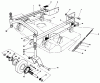 Toro 30136 - 36" Side Discharge Mower, 1990 (0000001-0999999) Listas de piezas de repuesto y dibujos CARRIER FRAME ASSEMBLY