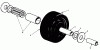 Toro 30144 - 44" Side Discharge Mower, 1989 (900001-999999) Ricambi CASTOR WHEEL ASSEMBLY NO. 27-1050 (OPTIONAL)