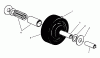 Toro 30152 - 52" Side Discharge Mower, 1991 (100001-199999) Ricambi CASTOR WHEEL ASSEMBLY NO. 27-1050 (OPTIONAL)