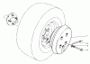 Toro 30544 (117/120) - 44" Side Discharge Mower, Groundsmaster 117/120, 1989 (900001-999999) Ricambi WHEEL WEIGHT KIT MODEL NO. 56-6620 (OPTIONAL) (FOR 44" SNOW THROWER MODEL NO. 30761)