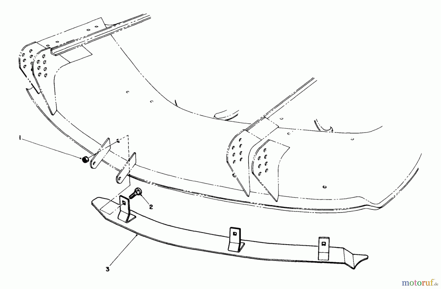 Toro Neu Mowers, Deck Assembly Only 30544 (117/120) - Toro 44