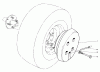 Toro 30544 (117/120) - 44" Side Discharge Mower, Groundsmaster 117/120, 1990 (000001-099999) Ricambi WHEELWEIGHT KIT MODEL NO. 56-6620 (OPTIONAL) (FOR 44" SNOW THROWER MODEL NO. 30761)