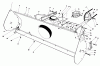 Toro 30544 (117/120) - 44" Side Discharge Mower, Groundsmaster 117/120, 1992 (200001-299999) Ricambi 44" SNOW THROWER MODEL NO. 30761 (OPTIONAL) #1