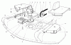 Toro 30544 (117/120) - 44" Side Discharge Mower, Groundsmaster 117/120, 1992 (200001-299999) Ricambi CUTTING UNIT MODEL NO. 30544 #2