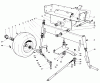 Toro 30544 (117/120) - 44" Side Discharge Mower, Groundsmaster 117/120, 1992 (200001-299999) Ricambi REAR AXLE ASSEMBLY