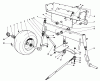 Toro 30544 (120) - 44" Side Discharge Mower, Groundsmaster 120, 1985 (500001-599999) Ricambi FRONT AXLE ASSEMBLY