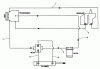 Toro 30544 (120) - 44" Side Discharge Mower, Groundsmaster 120, 1985 (500001-599999) Ricambi HYDRAULIC SCHEMATIC