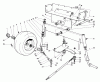 Toro 30544 (120) - 44" Side Discharge Mower, Groundsmaster 120, 1987 (700001-799999) Ricambi FRONT AXLE ASSEMBLY
