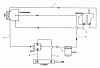 Toro 30544 (120) - 44" Side Discharge Mower, Groundsmaster 120, 1987 (700001-799999) Ricambi HYDRAULIC SCHEMATIC