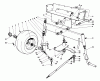 Toro 30544 (120) - 44" Side Discharge Mower, Groundsmaster 120, 1988 (800001-899999) Ricambi FRONT AXLE ASSEMBLY