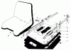 Toro 30560 - 52" Rear Discharge Mower, 1983 (SN 30001-39999) Listas de piezas de repuesto y dibujos DELUXE SEAT KIT MODEL NO. 30786 #1