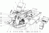 Toro 30560 - 52" Rear Discharge Mower, 1983 (SN 30001-39999) Listas de piezas de repuesto y dibujos INSTRUMENT PANEL AND STEERING POST ASSEMBLY
