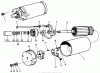 Toro 30560 - 52" Rear Discharge Mower, 1984 (4000001-4999999) Listas de piezas de repuesto y dibujos ENGINE ONAN MODEL NO. B48G-GA020 TYPE NO. 4139E STARTER MOTOR