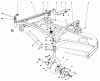 Toro 30555 (200) - 52" Side Discharge Mower, Groundsmaster 200 Series, 1990 (SN 00001-09999) Listas de piezas de repuesto y dibujos CUTTING UNIT MODEL NO. 30568 #2
