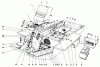 Toro 30575 - 72" Side Discharge Mower, 1990 (000001-099999) Listas de piezas de repuesto y dibujos INSTRUMENT PANEL AND STEERING POST ASSEMBLY