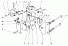 Toro 30575 - 72" Side Discharge Mower, 1989 (900001-999999) Listas de piezas de repuesto y dibujos TRANSMISSLON INTERLOCK ASSEMBLY