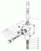 Toro 30575 - 72" Side Discharge Mower, 1990 (000001-099999) Listas de piezas de repuesto y dibujos VALVE ASSEMBLY NO. 43-1700