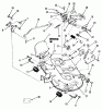 Toro 35-37SL02 - 37" Side Discharge Mower, 1991 Ricambi DECK ASSEMBLY