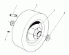 Toro 55660 - 44" Side Discharge Mower, 1990 Ricambi REAR TIRE & WHEEL ASSEMBLY