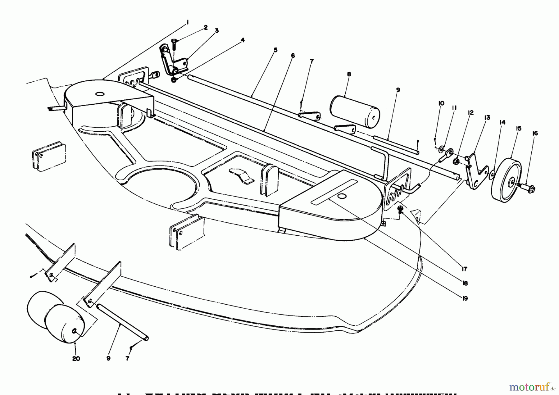  Toro Neu Mowers, Deck Assembly Only 57358 - Toro 44