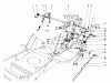 Toro 57354 (11-44) - 11-44 Pro Lawn Tractor, 1986 (6000001-6999999) Ricambi SHIFT & CLUTCH ASSEMBLY