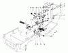 Toro 57354 (11-44) - 11-44 Pro Lawn Tractor, 1987 (7000001-7999999) Ricambi BRAKE & CLUTCH PEDAL ASSEMBLY