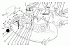 Toro 78225 - 38" Recycler Mower, 260 Series Yard Tractors, 1993 (3900001-3999999) Ricambi CUTTING UNIT ASSEMBLY