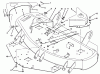 Toro 78230 - 42" Side Discharge Mower, 260 Series Yard Tractors, 1993 (3900001-3999999) Ricambi DECK ASSEMBLY