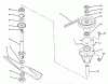 Toro 78230 - 42" Side Discharge Mower, 260 Series Yard Tractors, 1993 (3900001-3999999) Ricambi SPINDLE ASSEMBLY