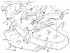 Toro 78230 - 42" Side Discharge Mower, 260 Series Yard Tractors, 1994 (4900001-4999999) Ricambi DECK ASSEMBLY