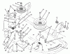 Toro 78230 - 42" Side Discharge Mower, 260 Series Yard Tractors, 1994 (4900001-4999999) Ricambi PULLEYS & IDLER ARM ASSEMBLY