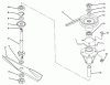 Toro 78230 - 42" Side Discharge Mower, 260 Series Yard Tractors, 1994 (4900001-4999999) Ricambi SPINDLE ASSEMBLY