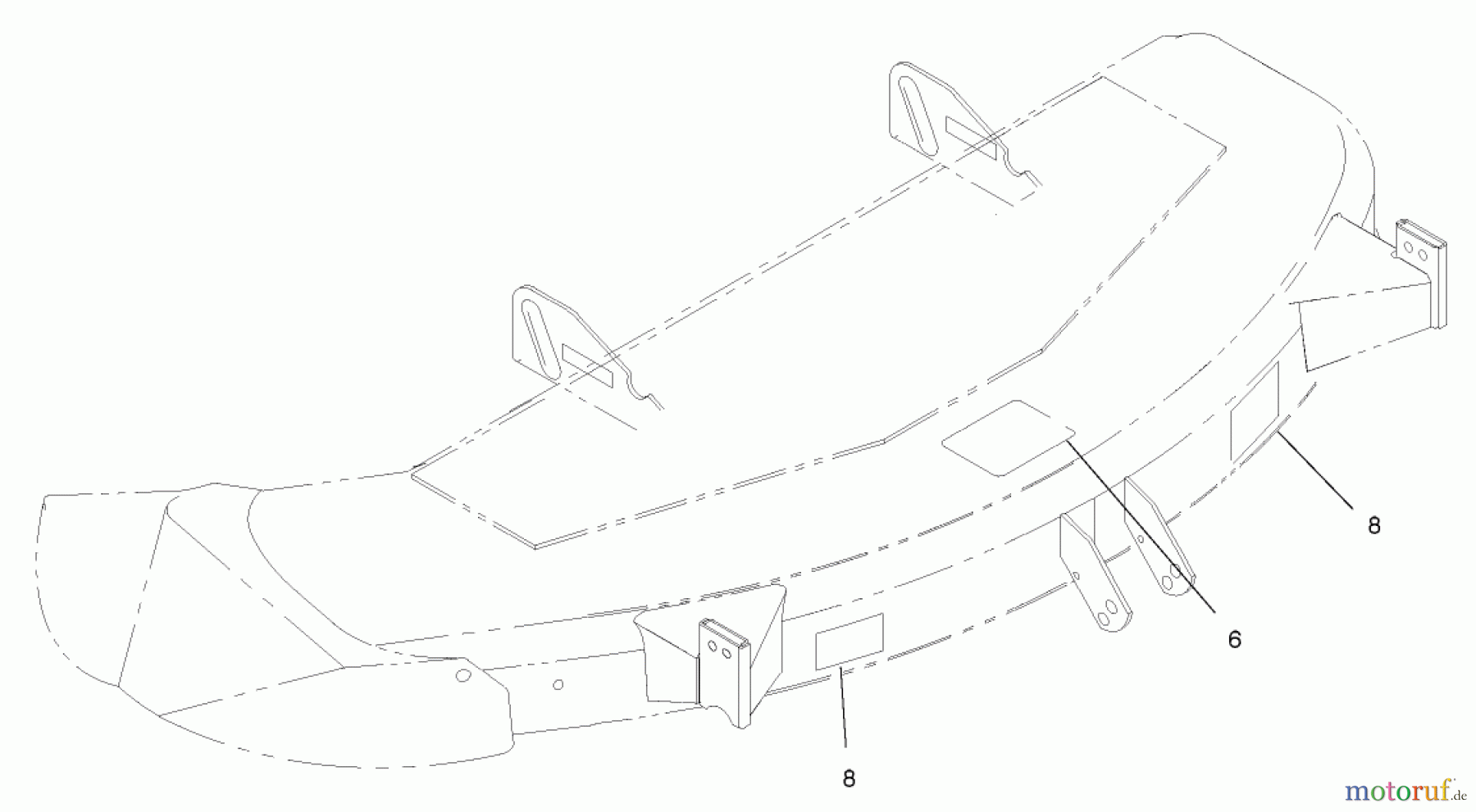 Toro Neu Mowers, Deck Assembly Only 78261 - Toro 48