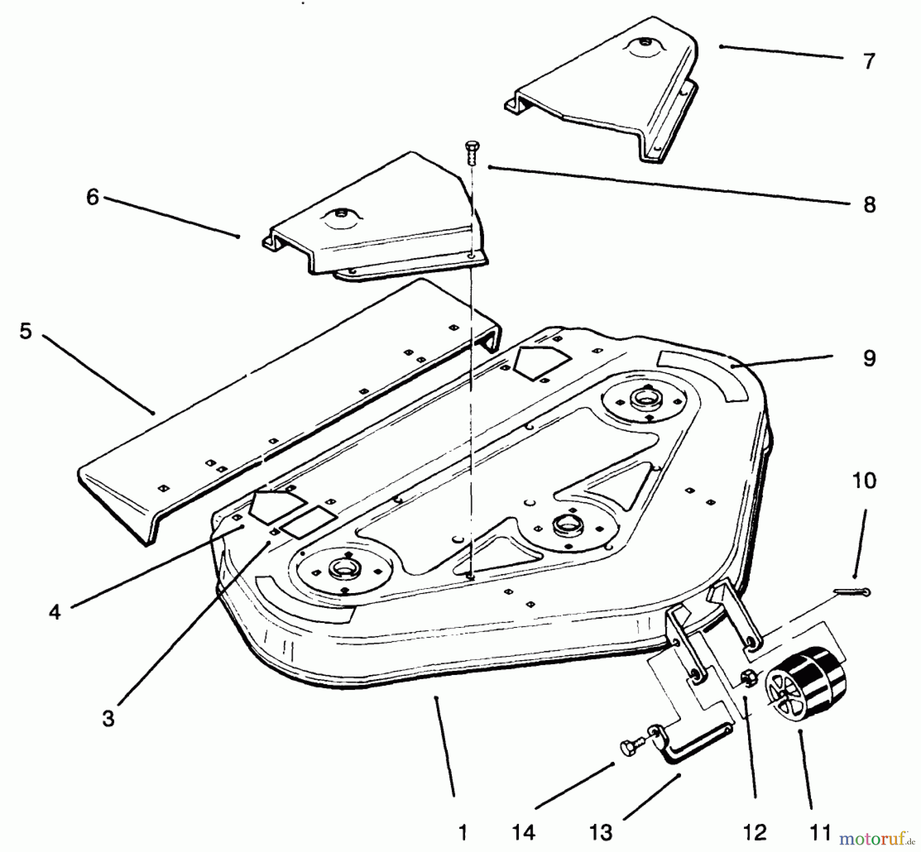  Toro Neu Mowers, Deck Assembly Only 78305 - Toro 36