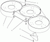 Toro 78355 - 42" Recycler Mower, 1996 (6900001-6999999) Listas de piezas de repuesto y dibujos BAFFLE ASSEMBLY