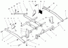 Toro 78361 - 48" Side Discharge Mower, 300 Series GT Classic Tractors, 1998 (8900001-8999999) Ricambi LIFT ASSEMBLY