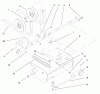 Toro 78370 - 52" Side Discharge Mower, 5xi Garden Tractors, 2000 (200000001-200999999) Listas de piezas de repuesto y dibujos PULLEY BOX ASSEMBLY
