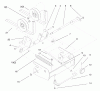 Toro 78395 - 60" Side Discharge Mower, 5xi Garden Tractor, 1998 (8900001-8999999) Ricambi PULLEY BOX ASSEMBLY