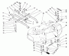 Toro 78410 - 38" Recycler Mower, 1994 (490001-499999) Pièces détachées SUSPENSION ASSEMBLY