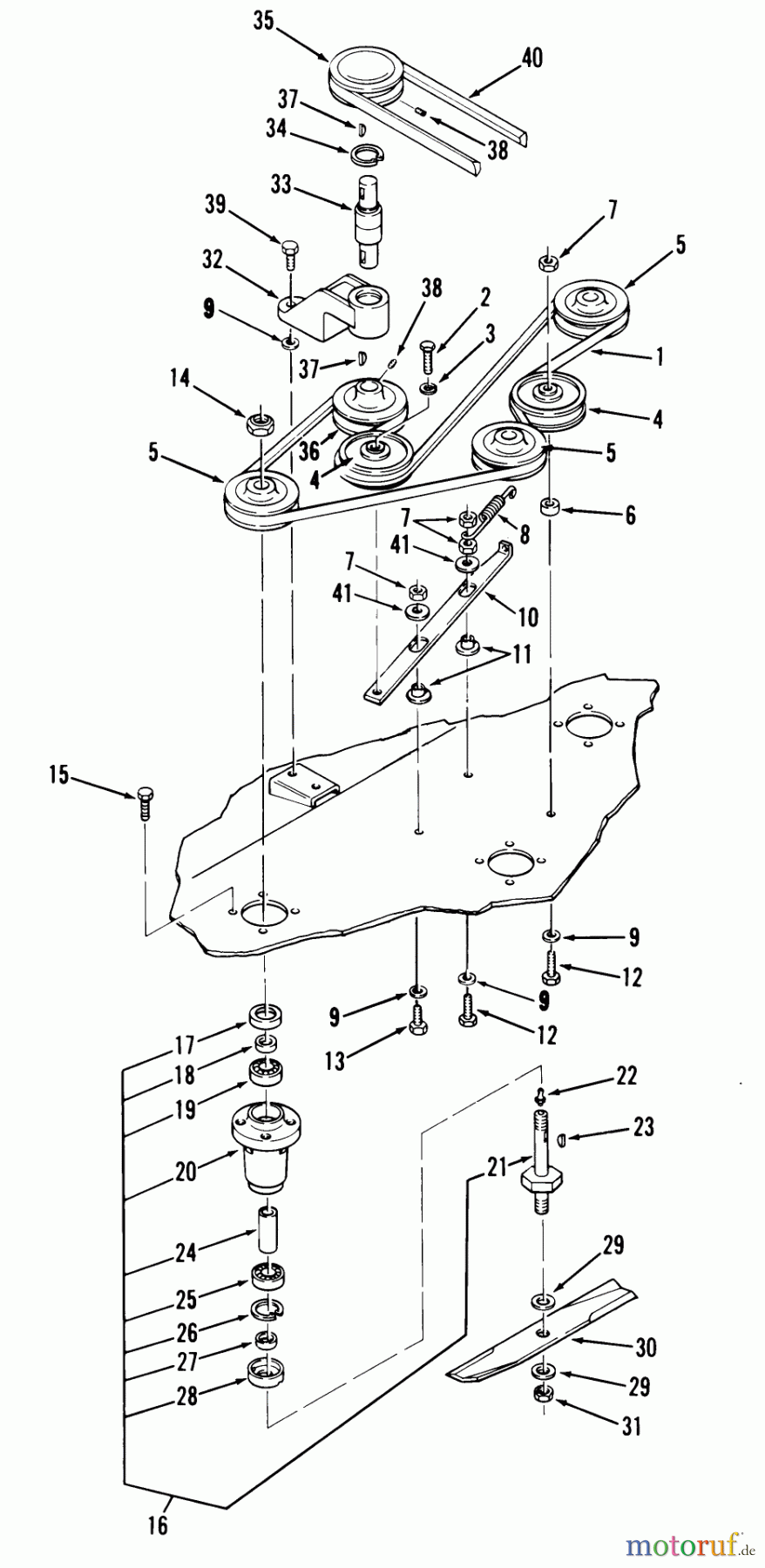 Toro Neu Mowers, Deck Assembly Only 95-36XR01 - Toro 36