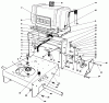 Toro 30102 - Mid-Size Proline Gear Traction Unit, 12 hp, 1989 (9000001-9999999) Listas de piezas de repuesto y dibujos FRAME ASSEMBLY